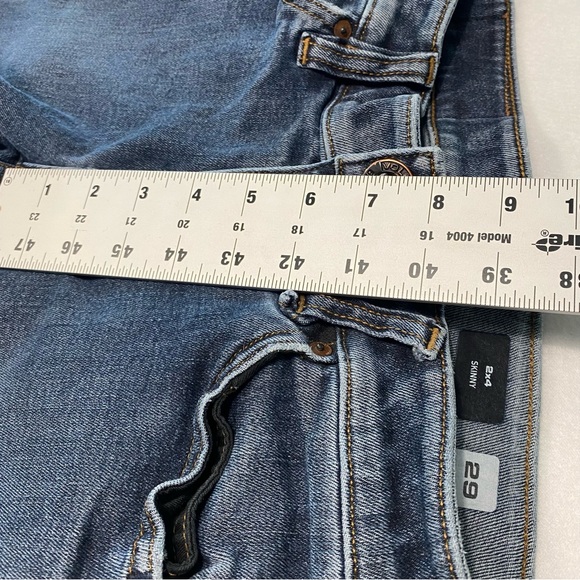 Volcom 2x4 Skinny Stretch Dark Wash Jeans Size 29 #0760 - Picture 7 of 8